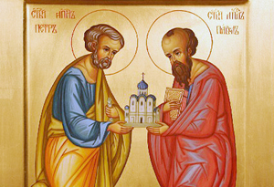 12 июля — День Святых Первоверховных Апостолов Петра и Павла