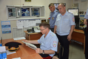 Начальник УМВД области посетил отдел полиции Новотроицка  