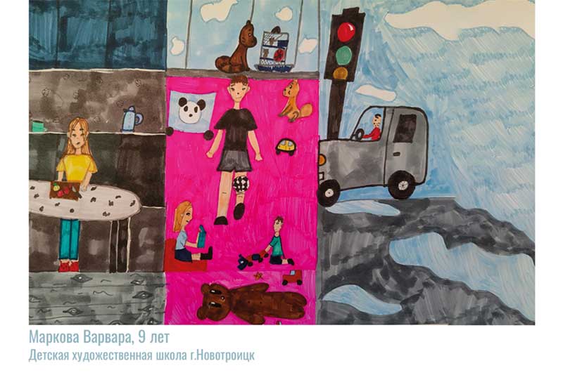 В Москве, на ВДНХ, представлены работы воспитанников Детской художественной школы Новотроицка