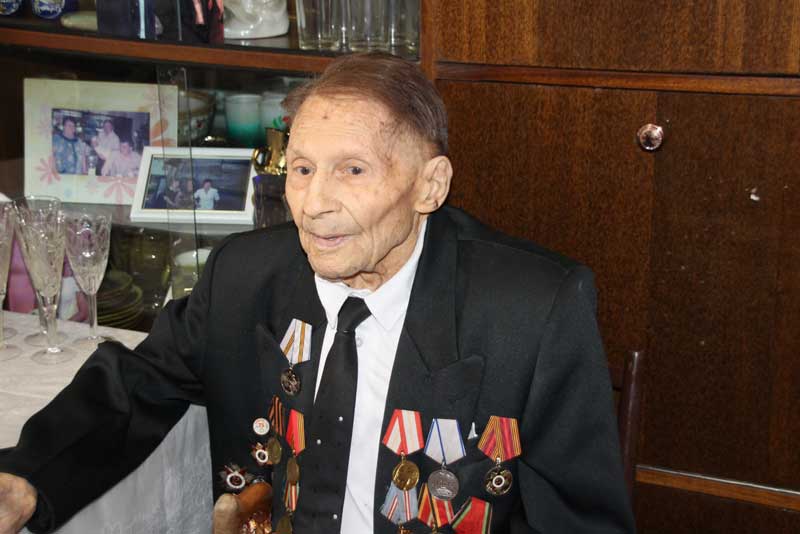 Ветеран Великой Отечественной войны, новотройчанин Владимир Евдокимов отметил своё 100-летие