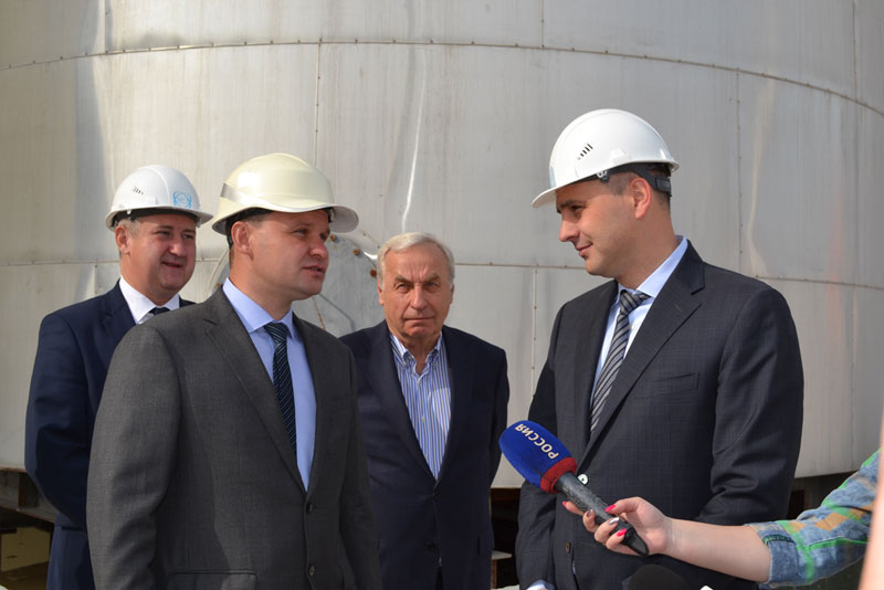 На Новотроицком содовом заводе запустили новую очередь производства строительной извести