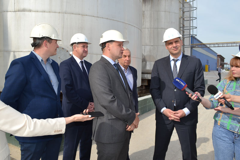 На Новотроицком содовом заводе запустили новую очередь производства строительной извести