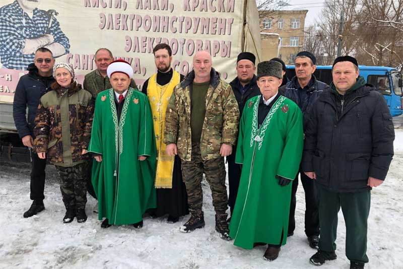 Верующие оренбуржцы собрали для бойцов СВО гуманитарную помощь