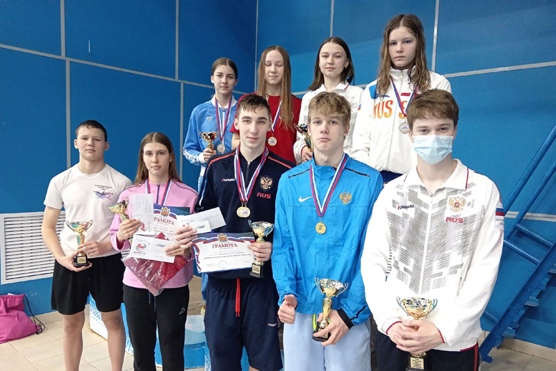 Девять медалей регионального турнира по плаванию – у новотройчан
