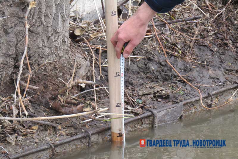 Оперативная информация о состоянии паводка в Новотроицке