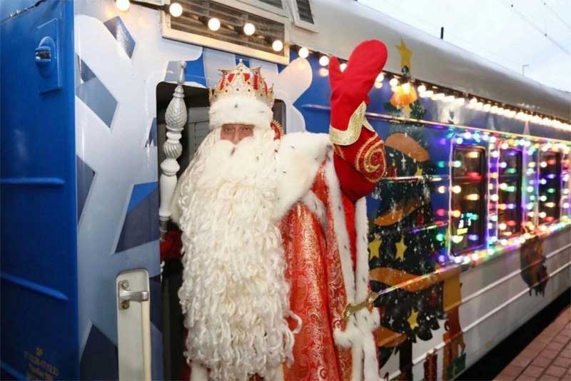 Оренбуржцы 9 декабря готовятся к встрече поезда Деда Мороза