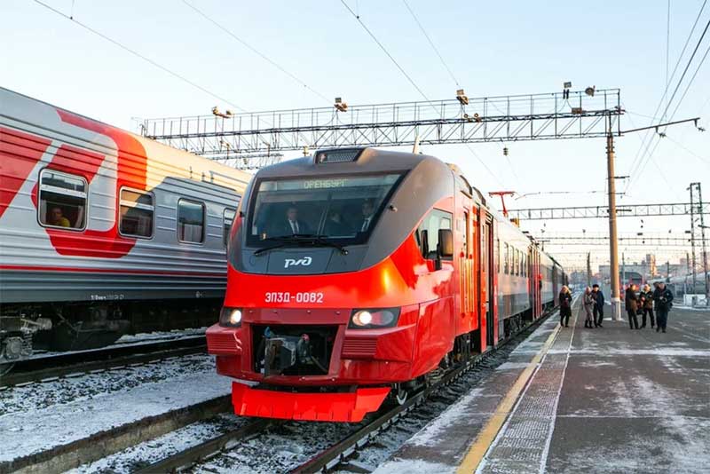 Опубликовано расписание нового поезда Оренбург-Орск