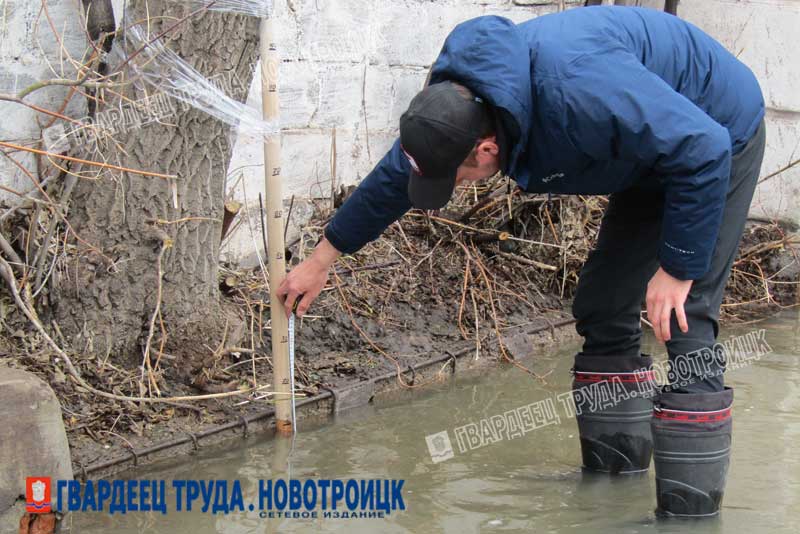 Оперативная информация о ситуации с весенним паводком в Новотроицке по состоянию на 10 апреля