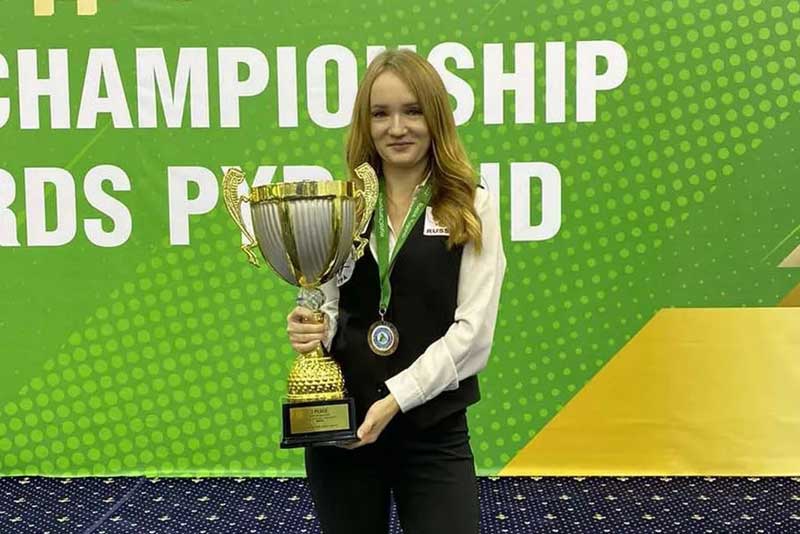 Уроженка Новотроицка Надежда Демченко завоевала бронзу на чемпионате мира по бильярдному спорту
