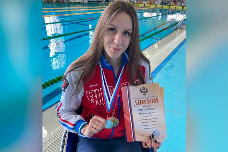 Юлия Молчанова достойно представила Оренбургскую область на Кубке России по плаванию