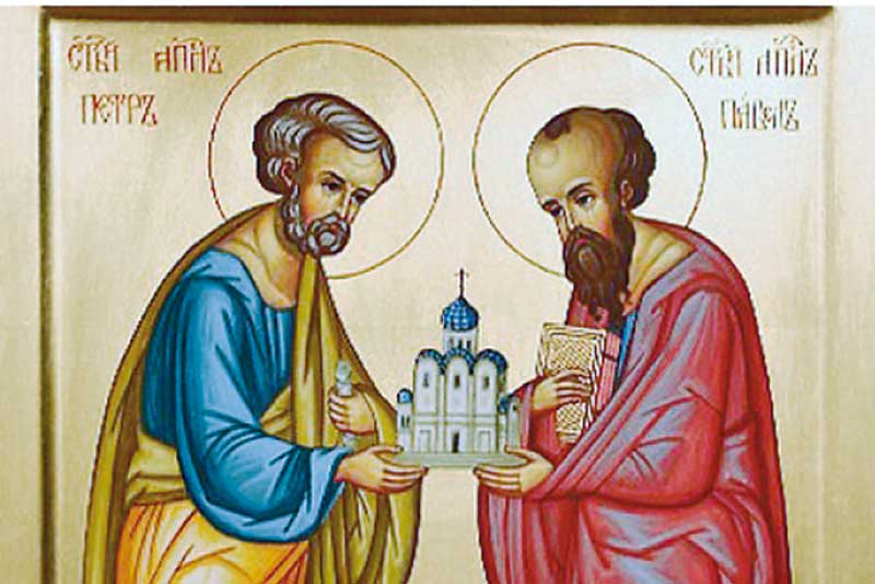 12 июля – день памяти святых первоверховных апостолов Петра и Павла