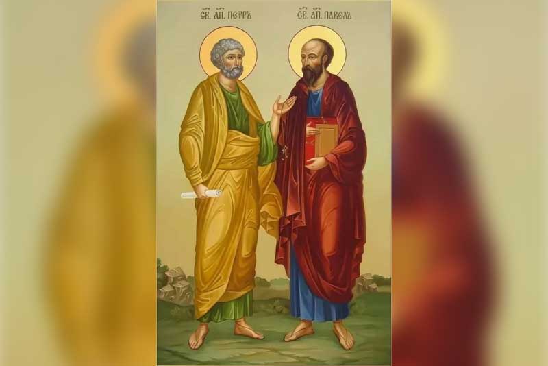 12 июля — День памяти святых первоверховных апостолов Петра и Павла