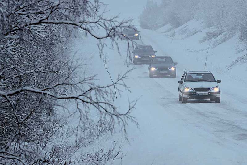 Оренбургские дороги из-за мороза окутает туман