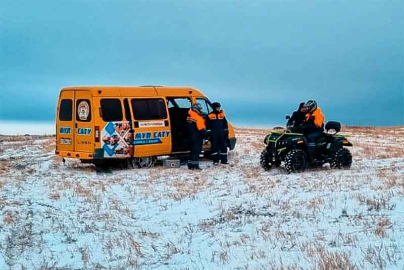 На востоке Оренбуржья проведена тренировка по спасению людей на междугородней трассе