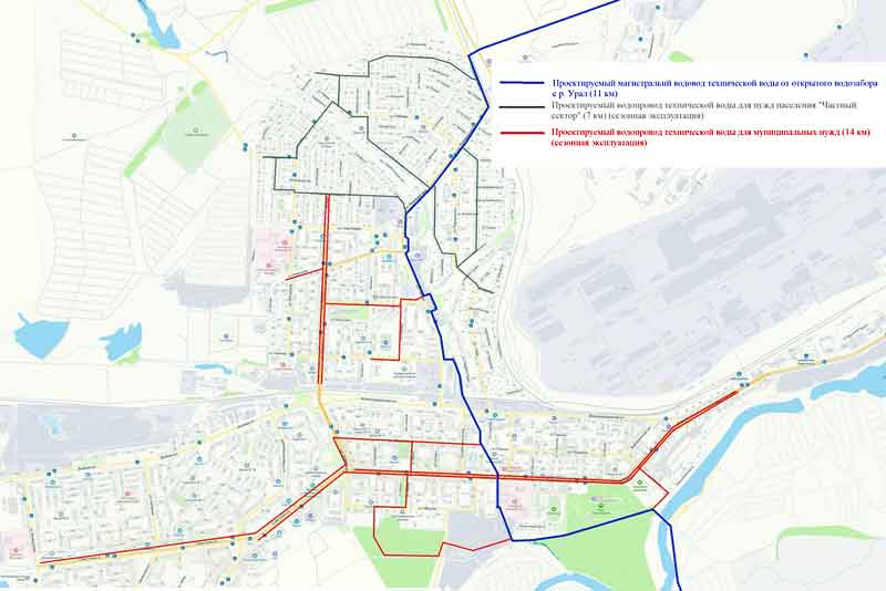 В Новотроицке планируется масштабное строительство технического водопровода 