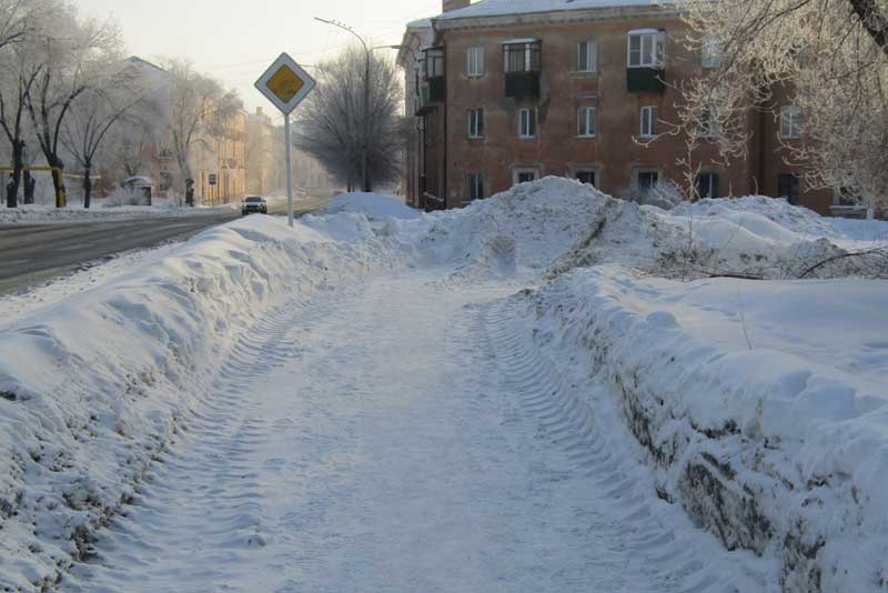 С января с улиц Новотроицка вывезено 1800 кубометров снега (фото)