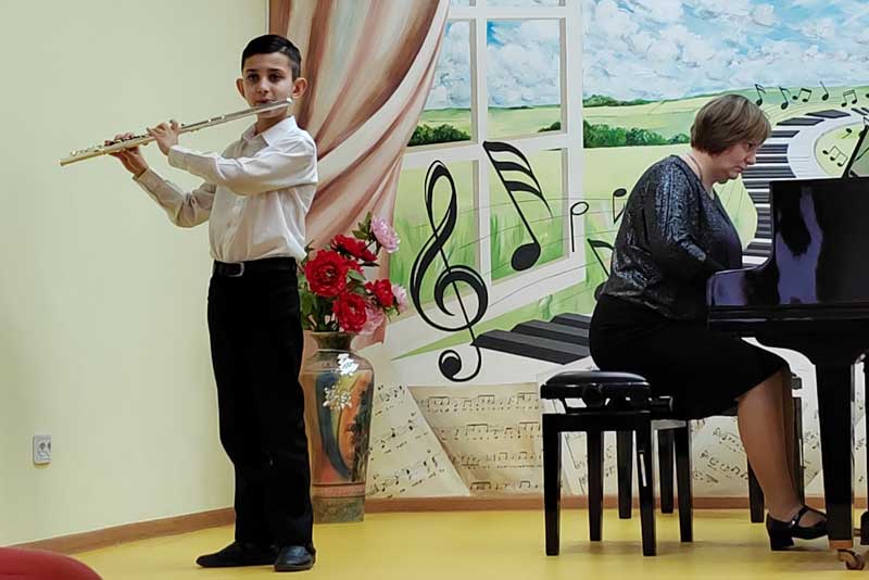 В детской музыкальной школе Новотроицка звучали  духовые инструменты 