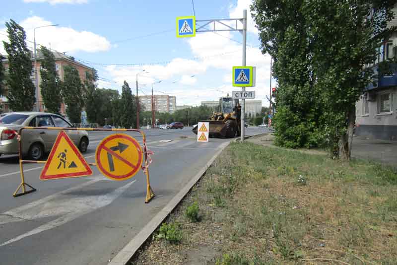 В Новотроицке участок дороги перекрыли на длительное время