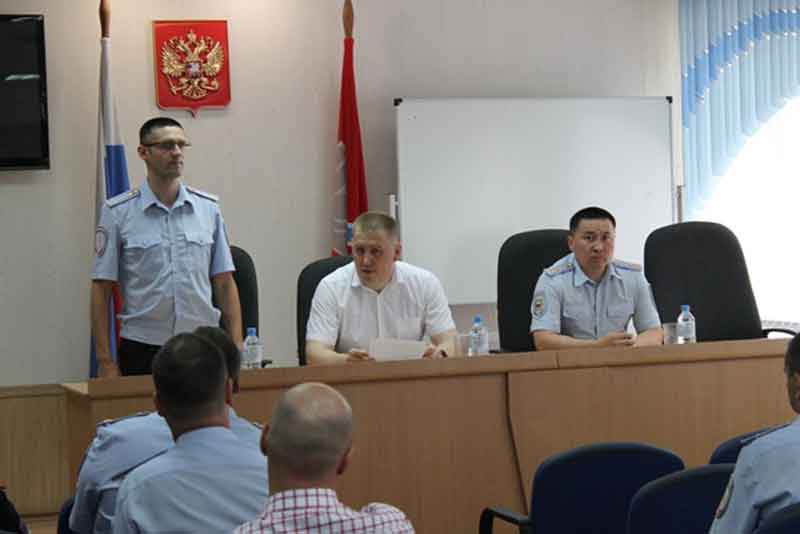 Личному составу отдела полиции Новотроицка представили нового начальника