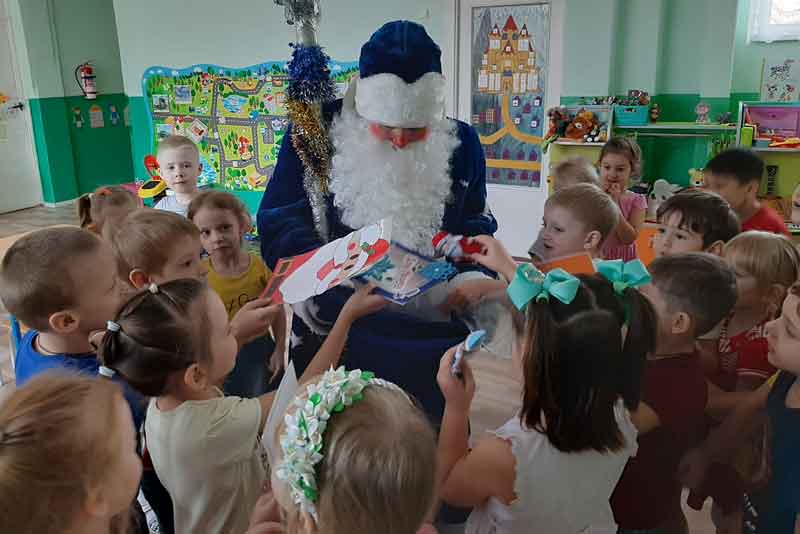 День рождения Деда Мороза отметили в детском саду