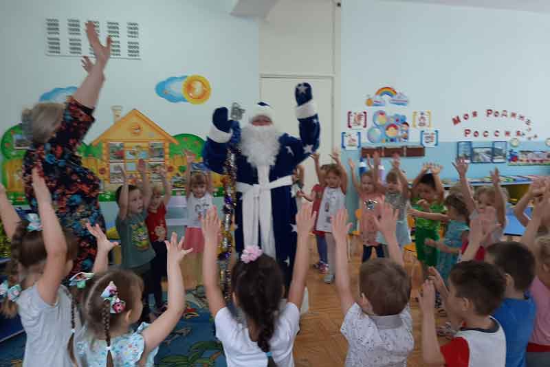 День рождения Деда Мороза отметили в детском саду