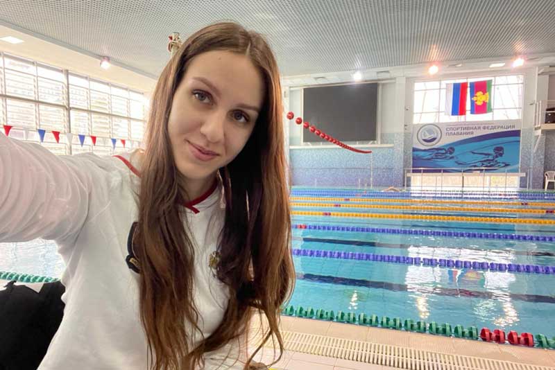 Юлия Молчанова выступила на чемпионате России по плаванию