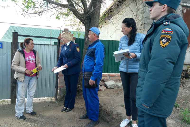 Рейд  в поселке Аккермановка выявил: жители не соблюдают элементарных правил пожарной безопасности