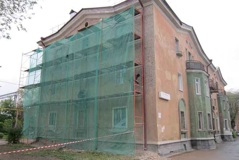 В исторической части города начался ремонт фасадов
