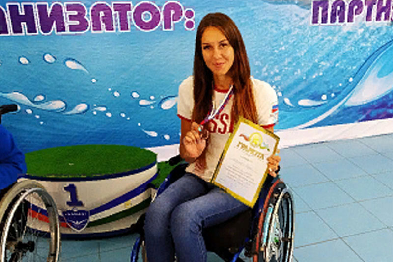 Новотройчанка Юлия Молчанова вошла в состав национальной команды России по подготовке к Паралимпийским играм