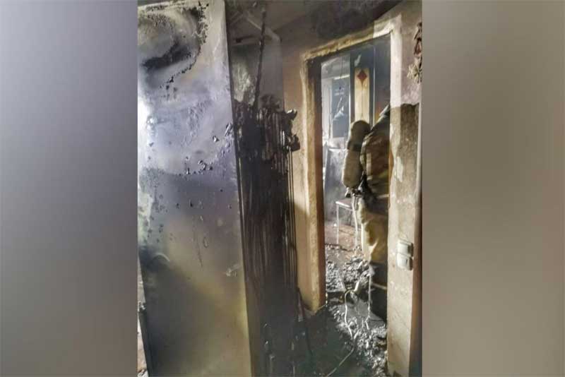 В Новотроицке на пожаре в многоэтажке спасены четыре человека