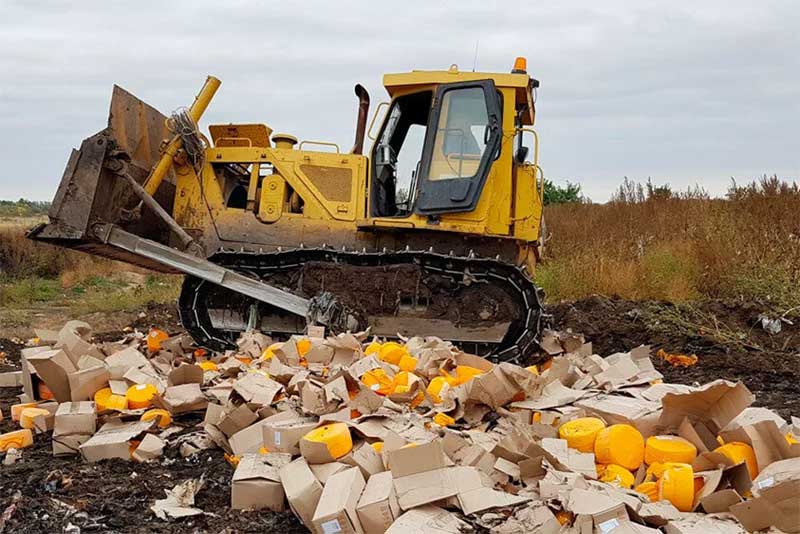 15 тонн запрещенного к ввозу сыра, произведенного в Украине, будет уничтожено