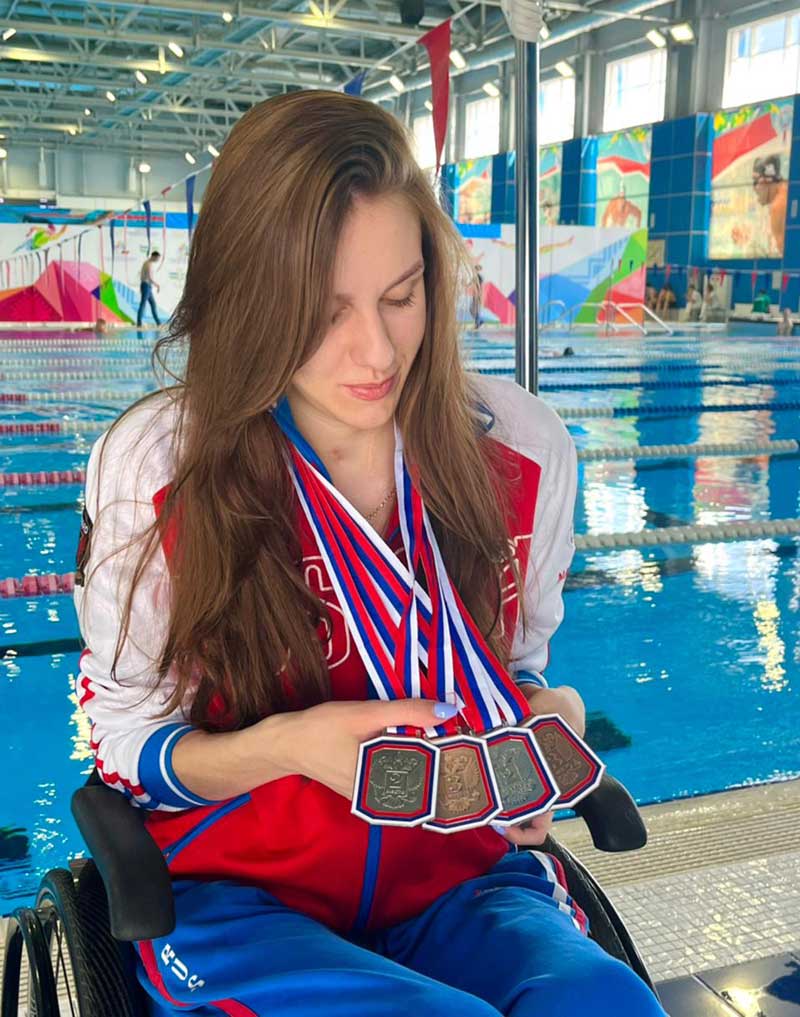 Юлия Молчанова вернулась с чемпионата России с четырьмя  медалями