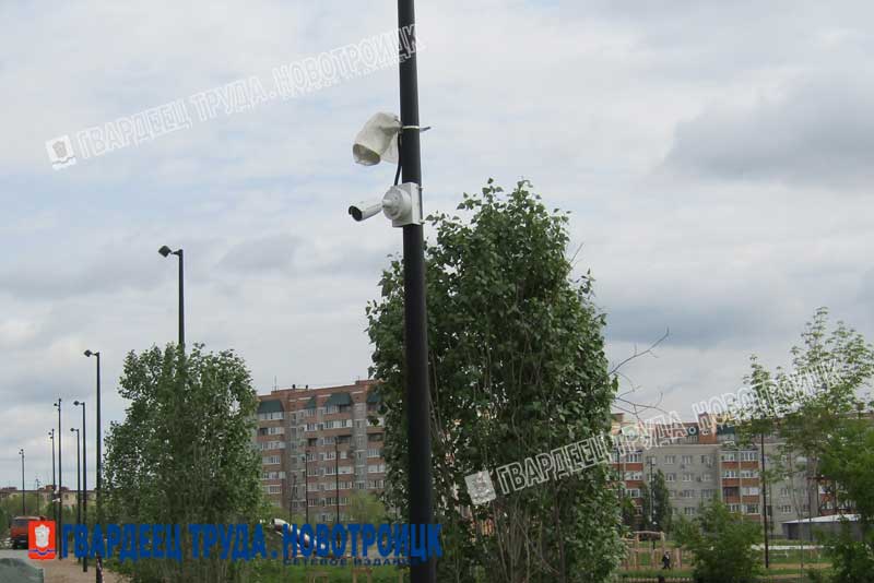 На общественных территориях Новотроицка появятся камеры видеонаблюдения 