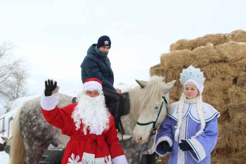 Конь Алмаз подарил детям праздник