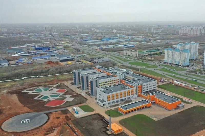 В Оренбурге завершается строительство областной детской клинической больницы
