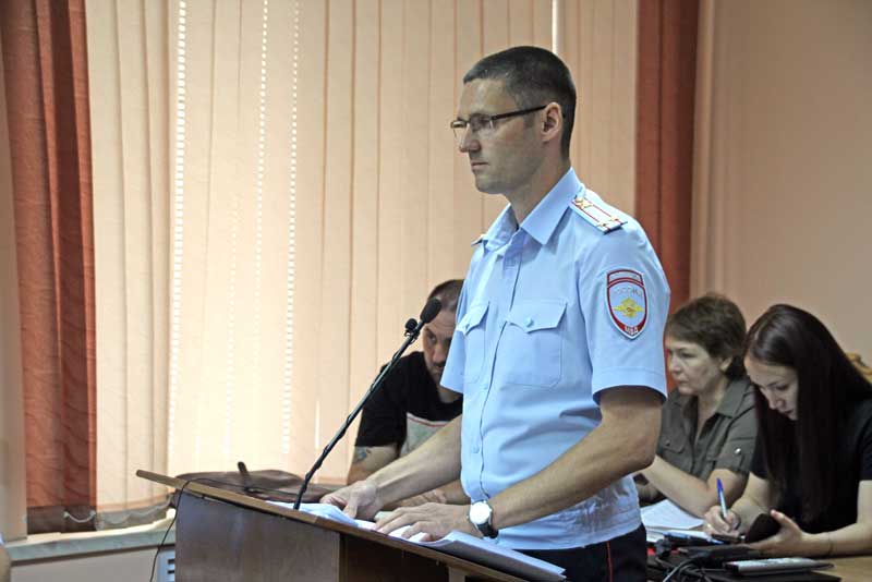 Главный полицейский Новотроицка отчитался перед депутатами