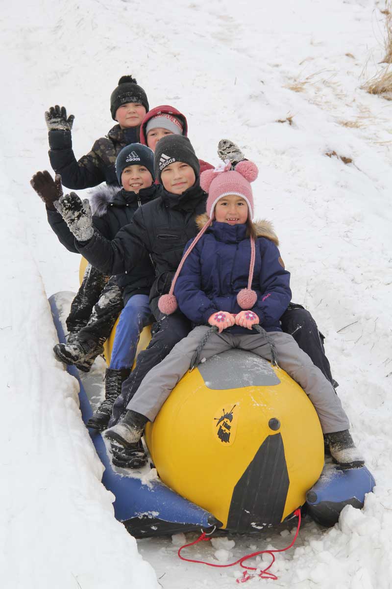 Зимний экстрим-парк приглашает детей и взрослых