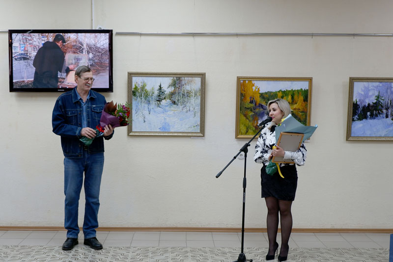 Виктор Шапочкин отметил свой юбилей персональной выставкой