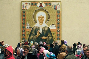 Икона Матроны Московской в Новотроицке