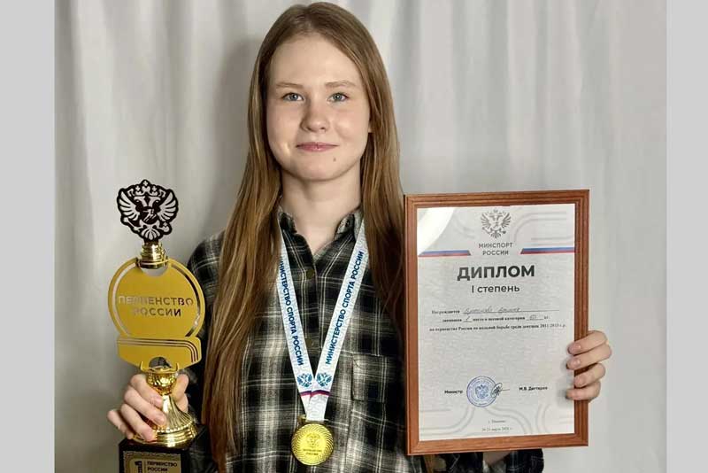 Новотройчанка Аделина Бурханова демонстрирует спортивное мастерство европейского уровня