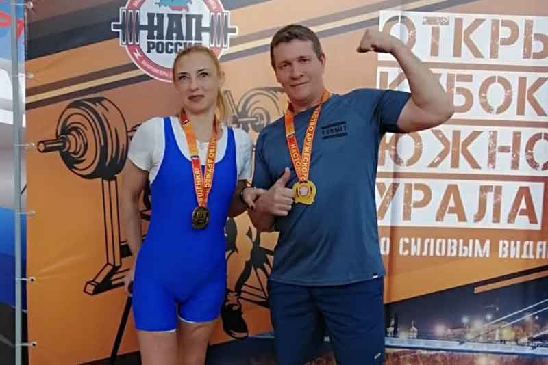 Андрей Симоненко и Марина Казаева – чемпионы Кубка Южного Урала среди силовиков