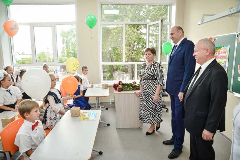 Первого сентября врио губернатора области Евгений Солнцев работал в Бузулуке и Бузулукском районе