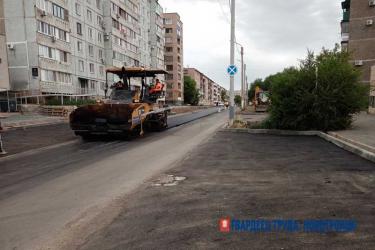 В Новотроицке полным ходом идёт капитальный ремонт дороги на улице Гагарина