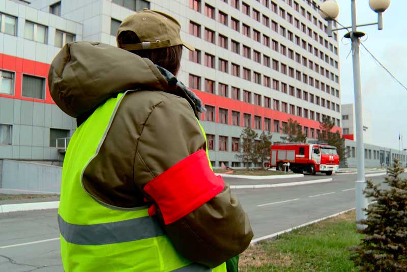На Уральской Стали успешно отработали эвакуацию персонала