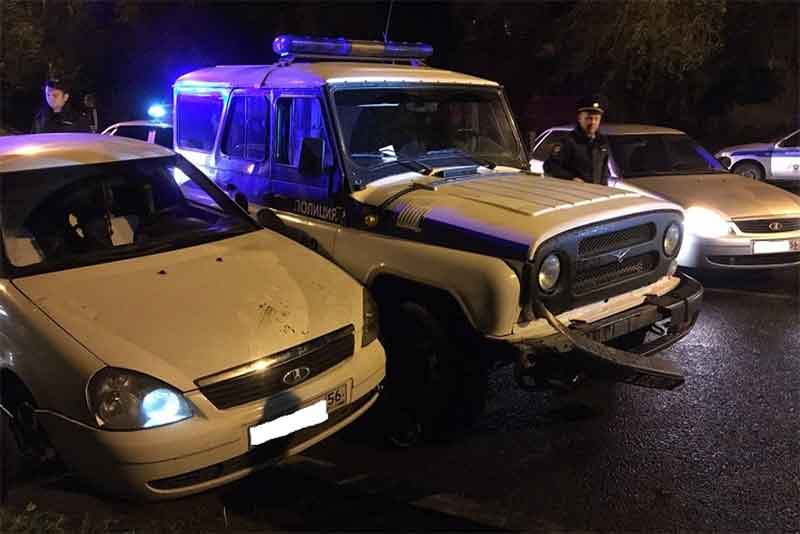 Новотроицкие полицейские устроили погоню за пьяным угонщиком