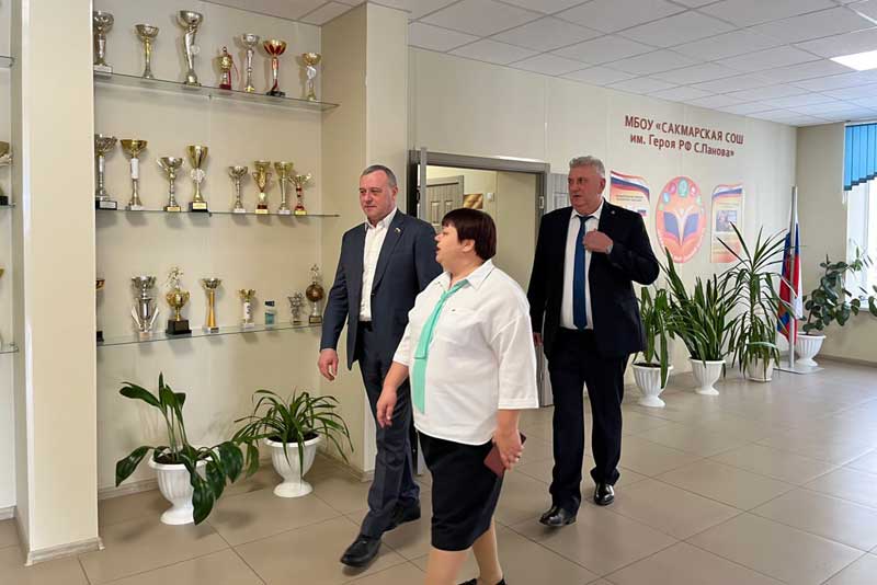 Олег Димов с рабочим визитом посетил Сакмарский район