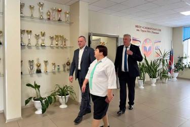 Олег Димов с рабочим визитом посетил Сакмарский район