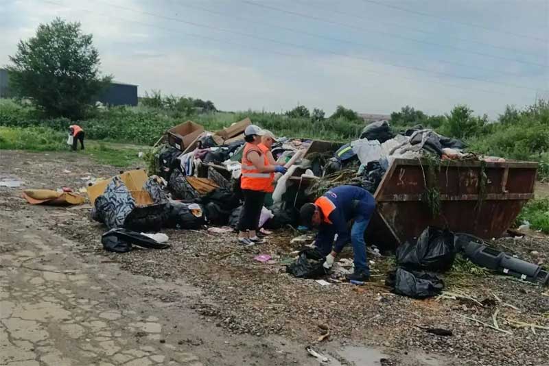 В Новотроицке  ликвидировали еще три  несанкционированные свалки