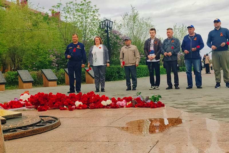 В Новотроицке провели автопробег, посвященный юбилею Великой Победы
