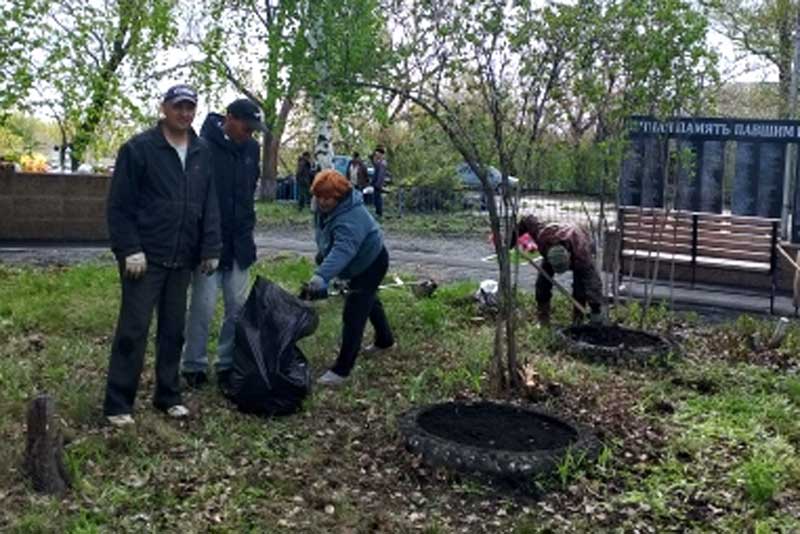 Жители поселка Новорудный 9 мая соберутся у обновленного монумента «Памяти героев Великой Отечественной войны»